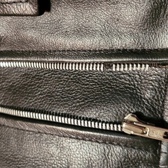 Leather Sheen Inc moto style bike jacket - Picture 7 of 8